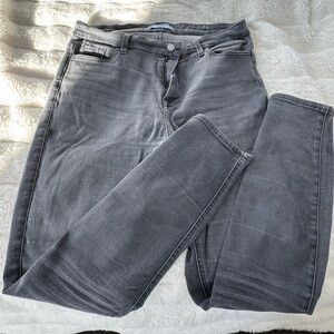 7 For All Mankind Graphite Skinny Jeans - b(air) high waist ankle skinny